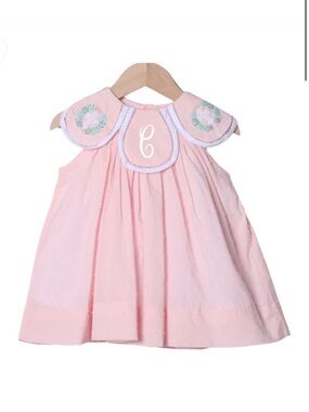 NWT 2T Crochet Cross Embroidered Tulip Dress